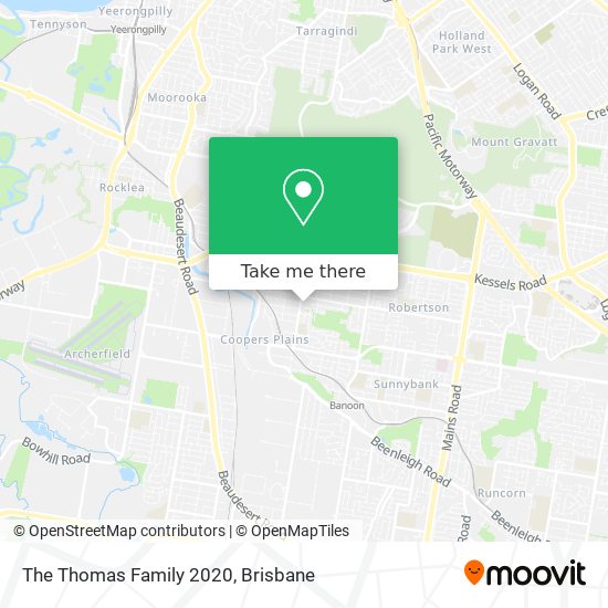 The Thomas Family 2020 map