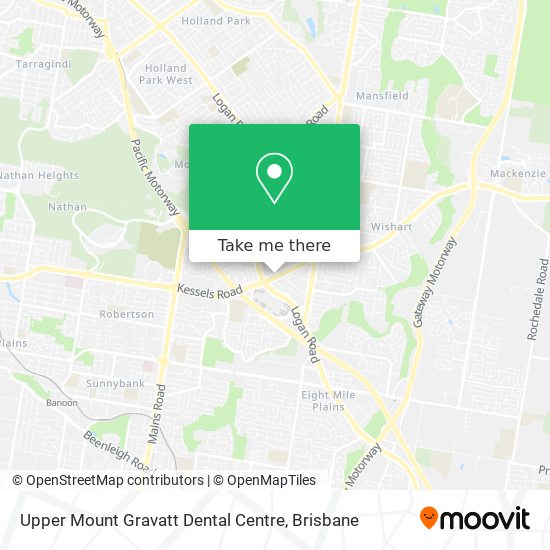 Upper Mount Gravatt Dental Centre map