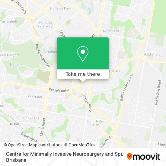 Centre for Minimally Invasive Neurosurgery and Spi map