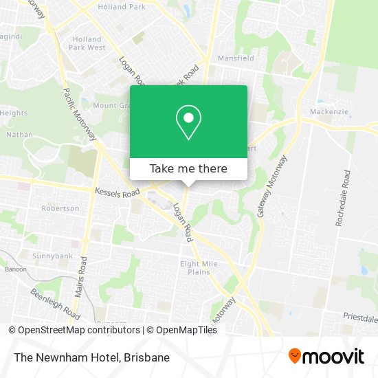 The Newnham Hotel map