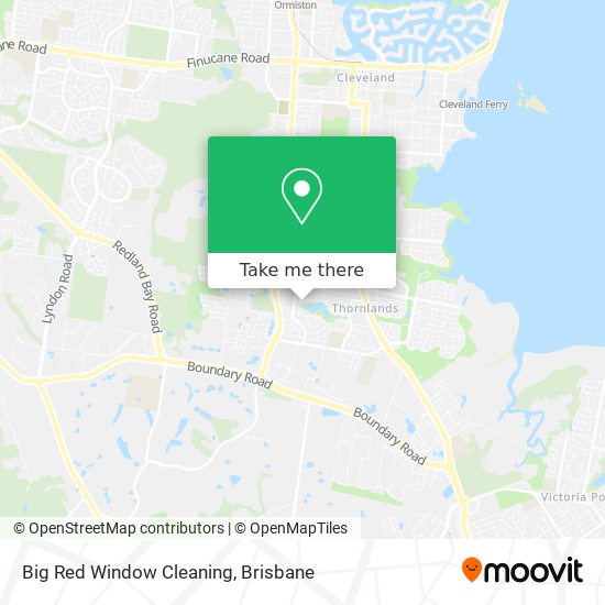 Big Red Window Cleaning map