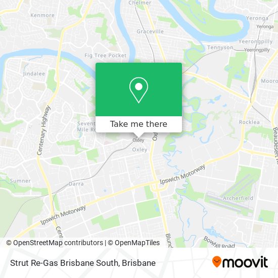 Strut Re-Gas Brisbane South map