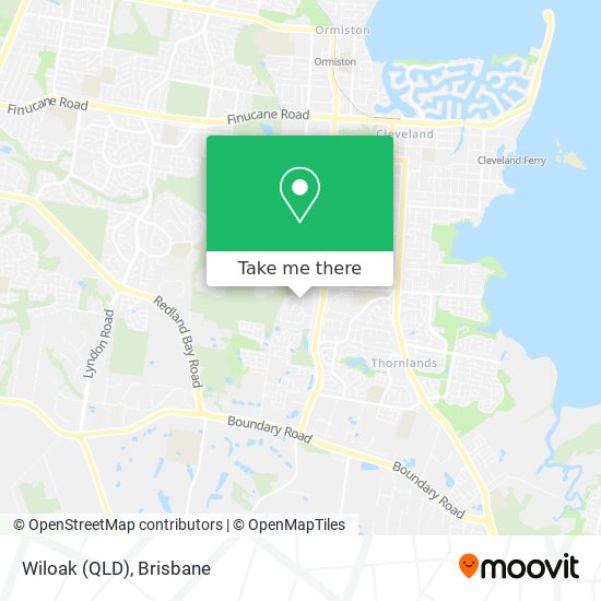 Wiloak (QLD) map