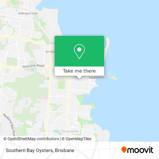 Southern Bay Oysters map