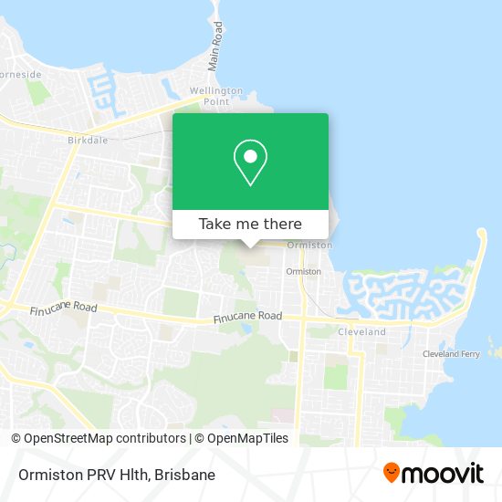 Ormiston PRV Hlth map