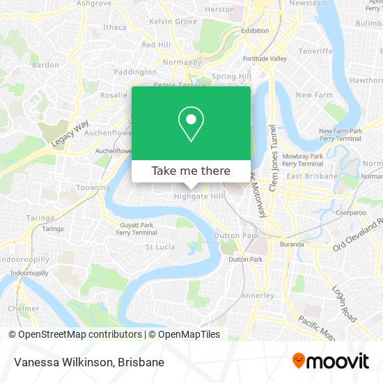 Vanessa Wilkinson map