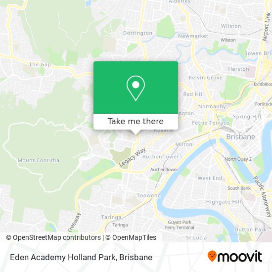 Eden Academy Holland Park map