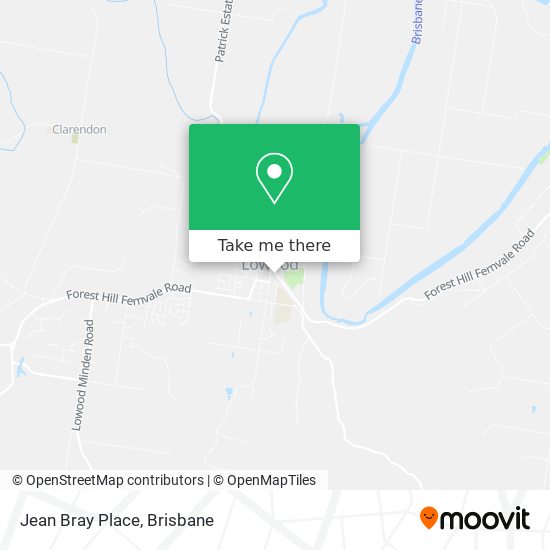 Jean Bray Place map