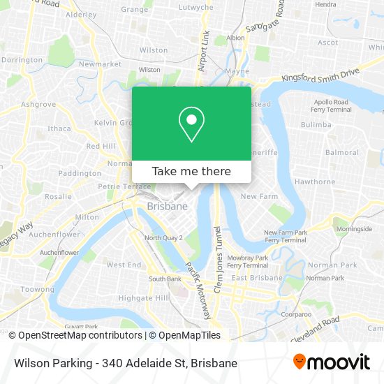 Wilson Parking - 340 Adelaide St map