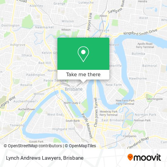 Lynch Andrews Lawyers map