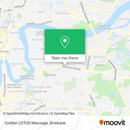 Golden LOTUS Massage map