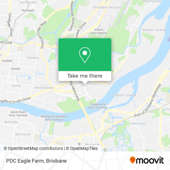 Mapa PDC Eagle Farm