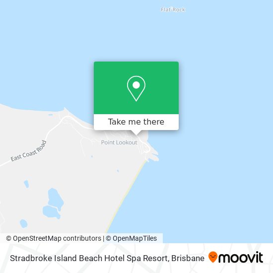 Stradbroke Island Beach Hotel Spa Resort map