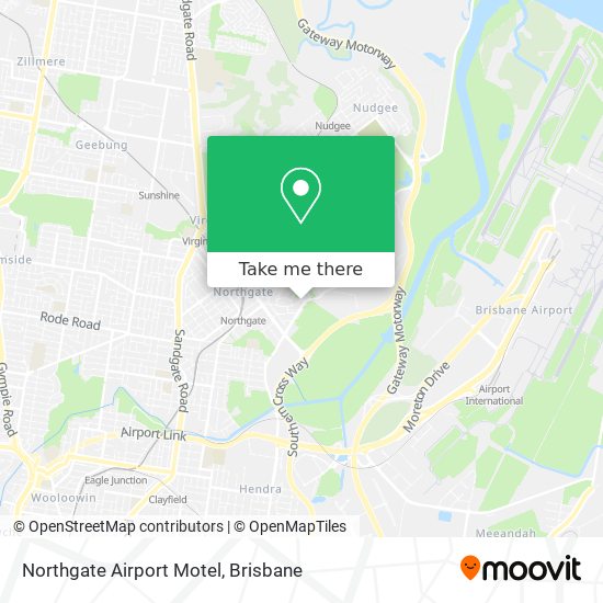 Northgate Airport Motel map