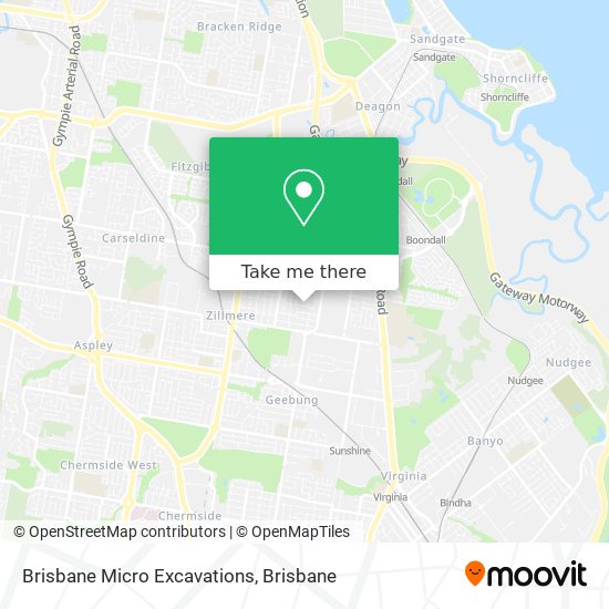 How to get to Brisbane Micro Excavations in Zillmere by Bus, Train or