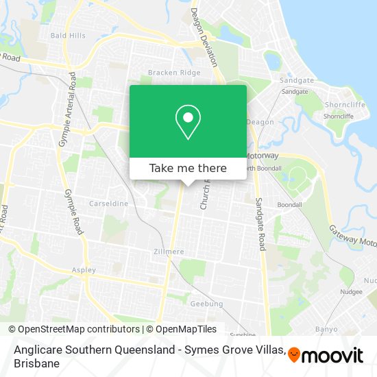 Anglicare Southern Queensland - Symes Grove Villas map