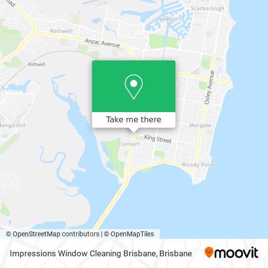 Impressions Window Cleaning Brisbane map