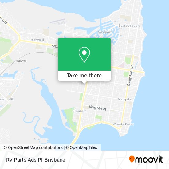 RV Parts Aus Pl map