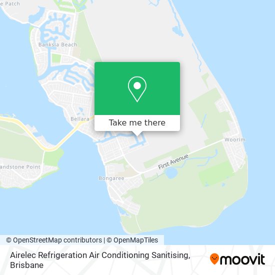 Airelec Refrigeration Air Conditioning Sanitising map