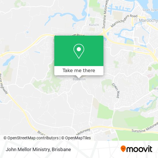 John Mellor Ministry map