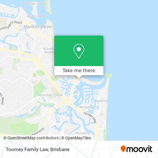 Toomey Family Law map