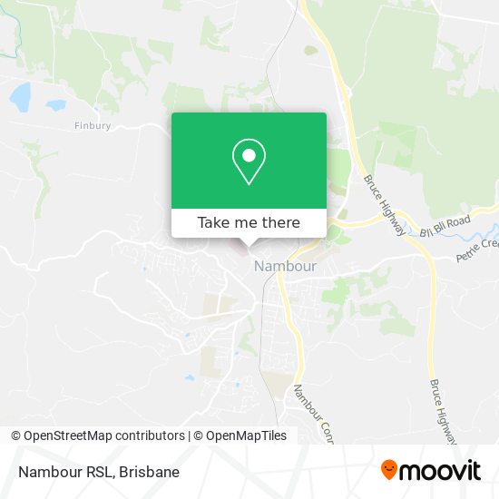 Nambour RSL map