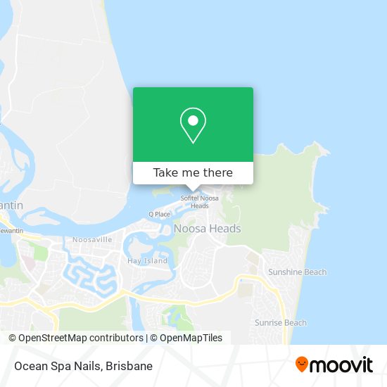 Ocean Spa Nails map