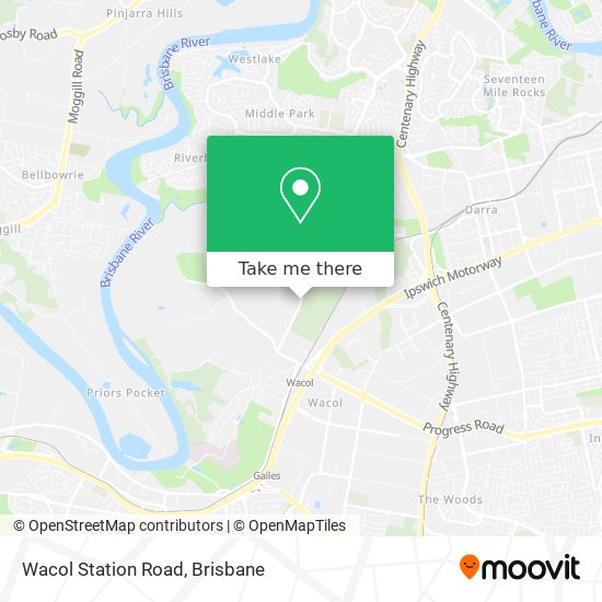 Wacol Station Road map