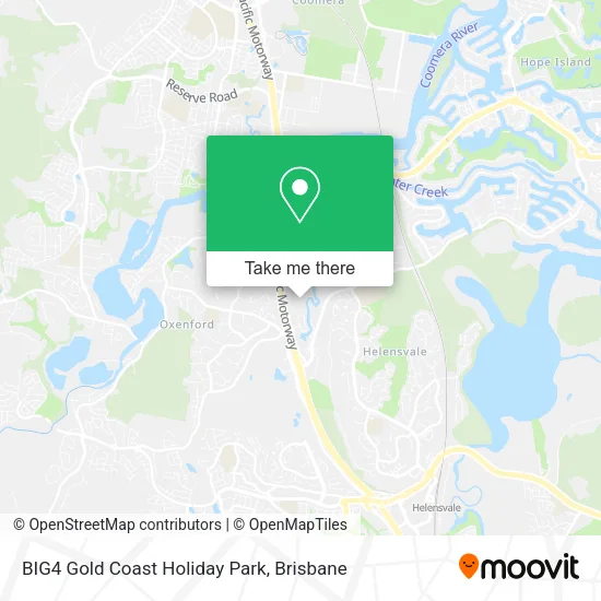 Big 4 Helensvale Map How To Get To Big4 Gold Coast Holiday Park In Helensvale By Bus, Light Rail  Or Train?