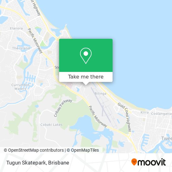 Tugun Skatepark map