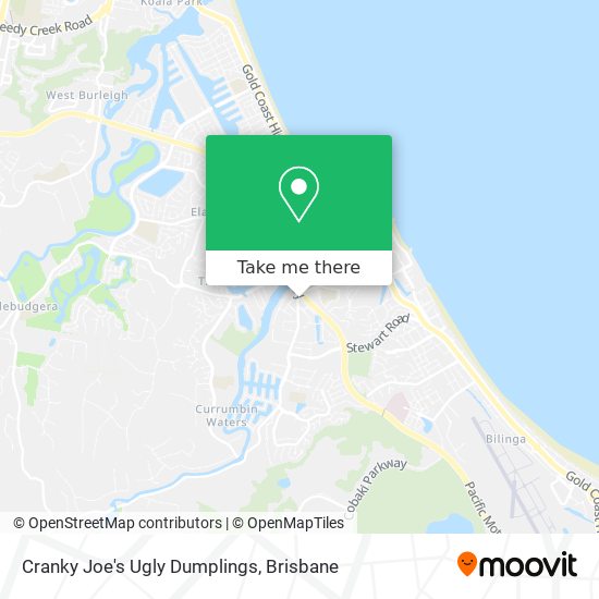 Cranky Joe's Ugly Dumplings map