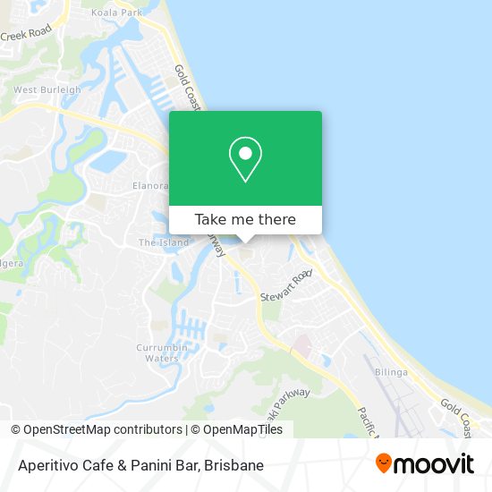 Aperitivo Cafe & Panini Bar map
