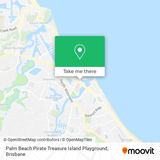 Palm Beach Pirate Treasure Island Playground map