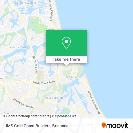 JMS Gold Coast Builders map