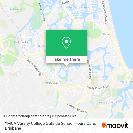 YMCA Varsity College Outside School Hours Care map