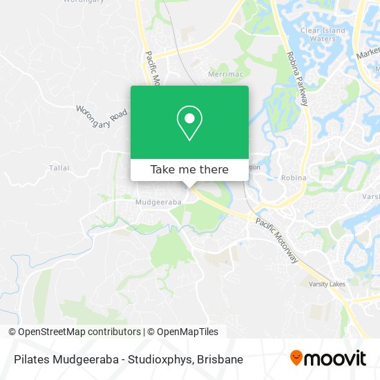 Pilates Mudgeeraba - Studioxphys map