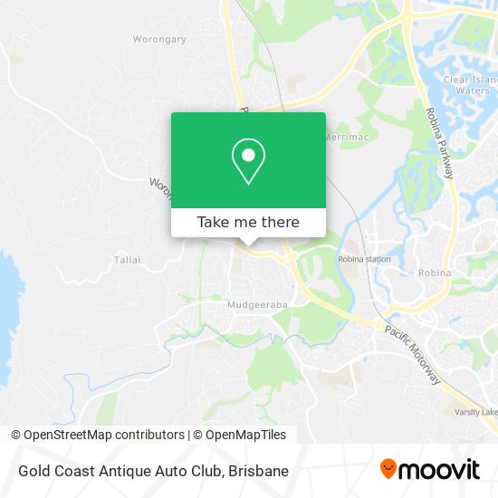 Gold Coast Antique Auto Club map