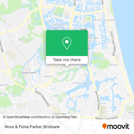 Ross & Fiona Parker map