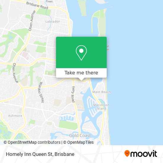 Homely Inn Queen St map