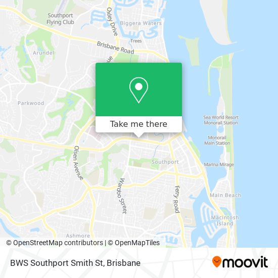 BWS Southport Smith St map