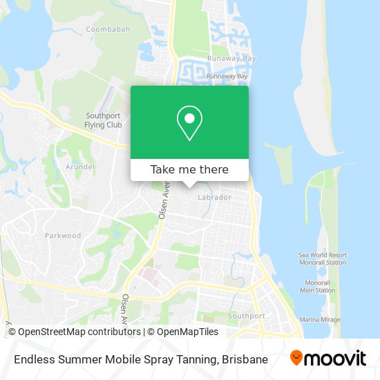 Endless Summer Mobile Spray Tanning map