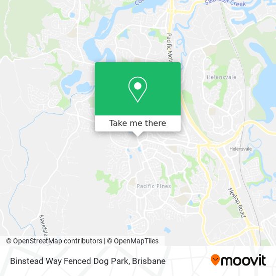 Binstead Way Fenced Dog Park map