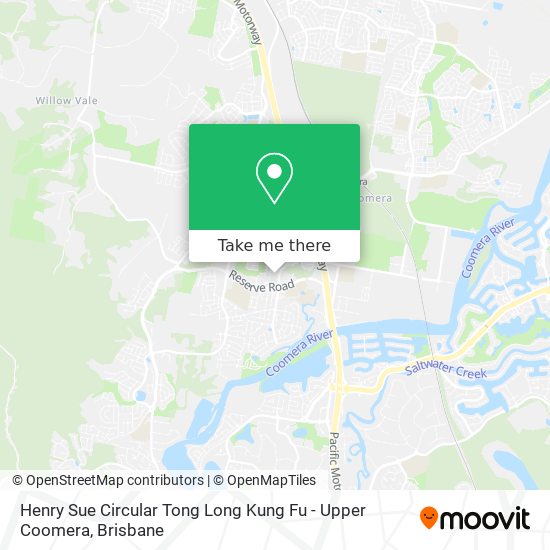 Henry Sue Circular Tong Long Kung Fu - Upper Coomera map