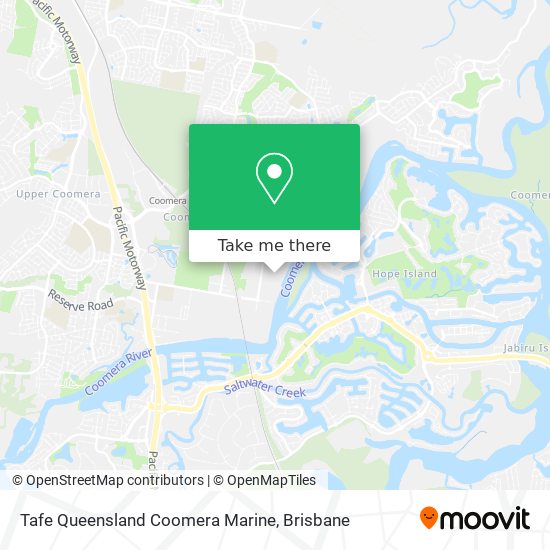 Tafe Queensland Coomera Marine map