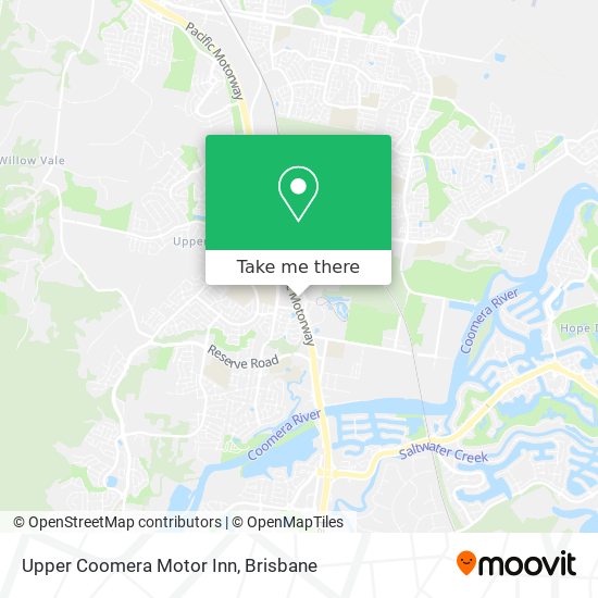 Upper Coomera Motor Inn map