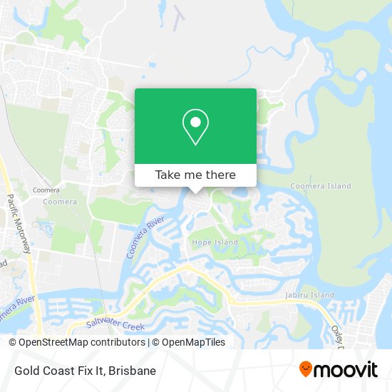 Gold Coast Fix It map