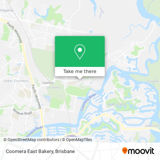 Coomera East Bakery map