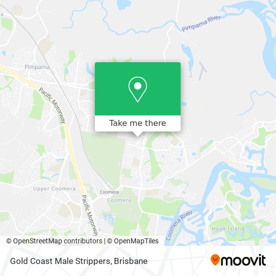 Gold Coast Male Strippers map