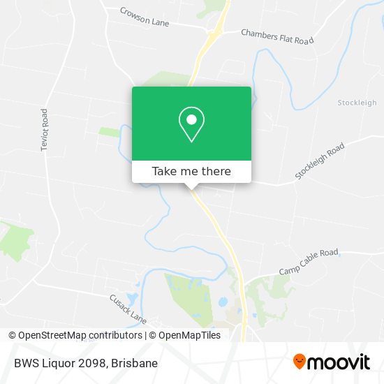 BWS Liquor 2098 map