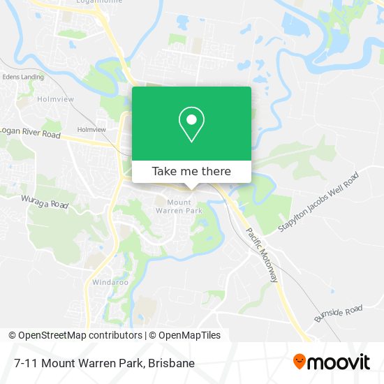 7-11 Mount Warren Park map